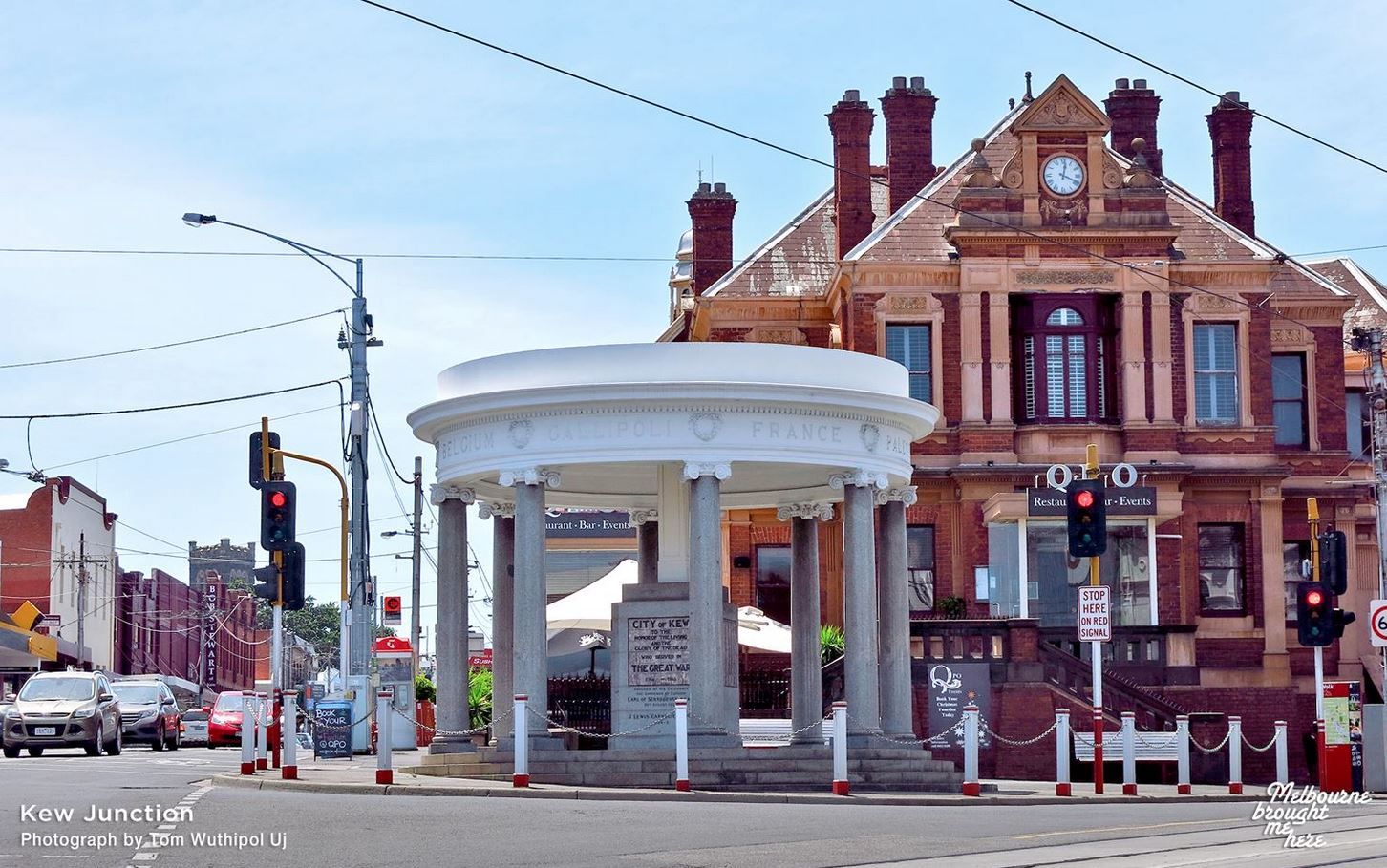 Kew Junction, Studley Park Rd, Denmark St, High St, and Princess St